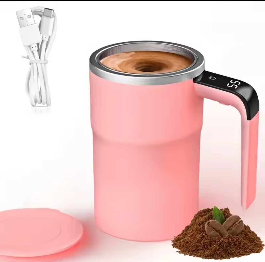AutoMix Mug Pro – Mezcla Tu Café con Solo Presionar un Botón